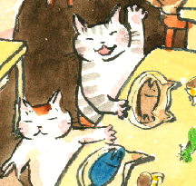 ゴーあやの猫だらけカフェ展　/ 2011年8月22日（月）～9月4日（日）